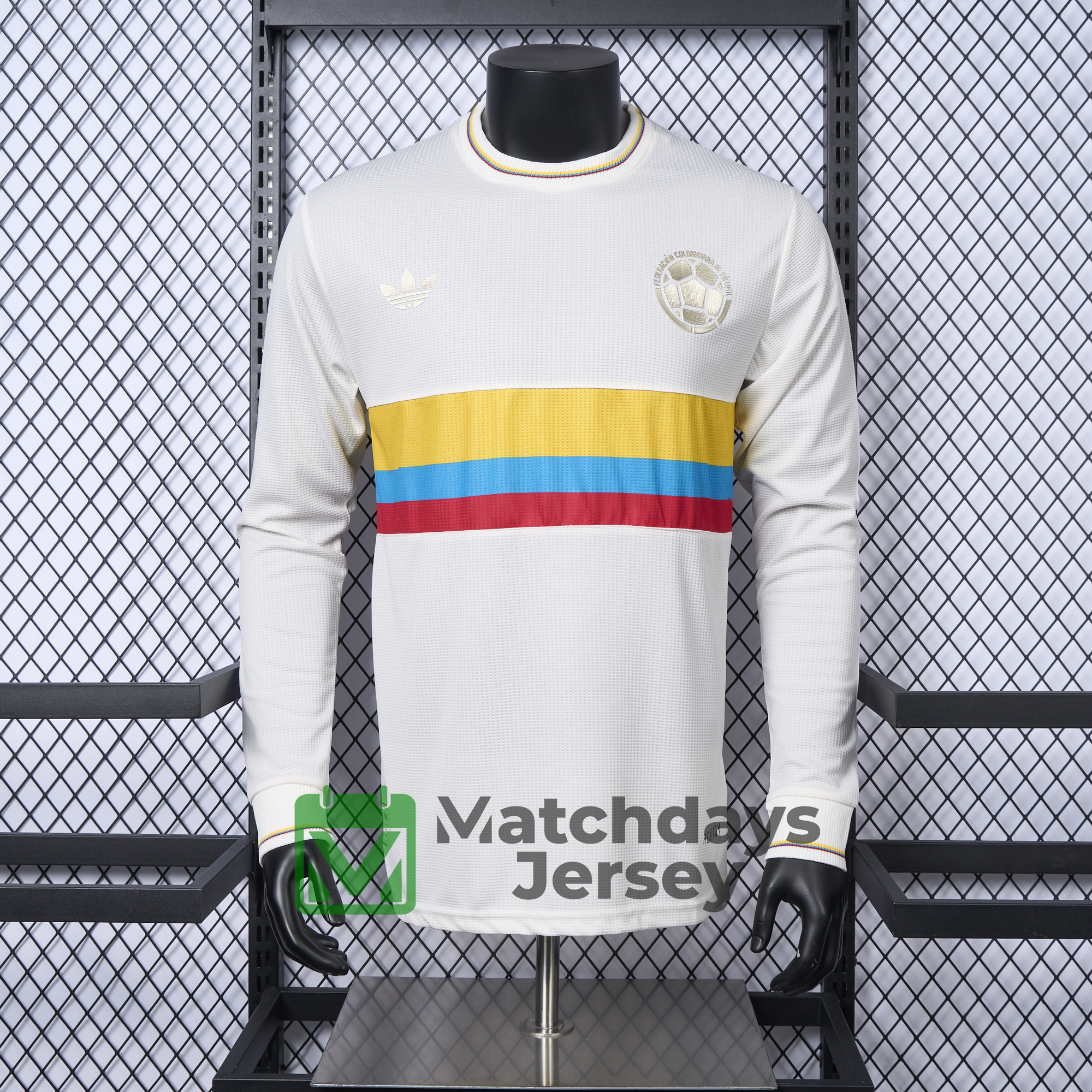 Colombia 2024 100th Anniversary Long Sleeve Jersey - Player Version