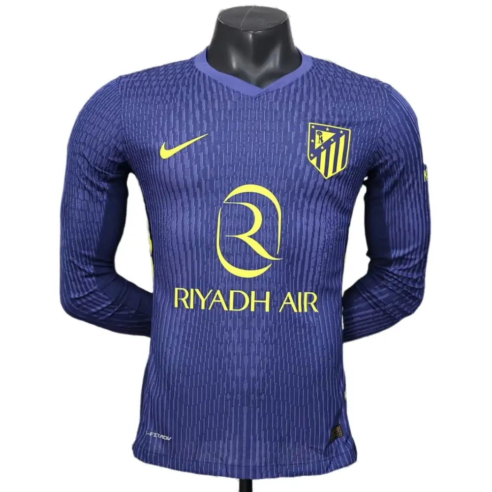 25-26 Atletico Madrid Away Long Sleeve Shirt - Player Edition