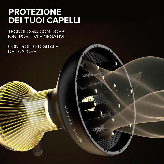 BELLISSIMA IMETEC - DIFFUSORE AD ARIA CALDA DIFFON SUPREME-Nero, Oro