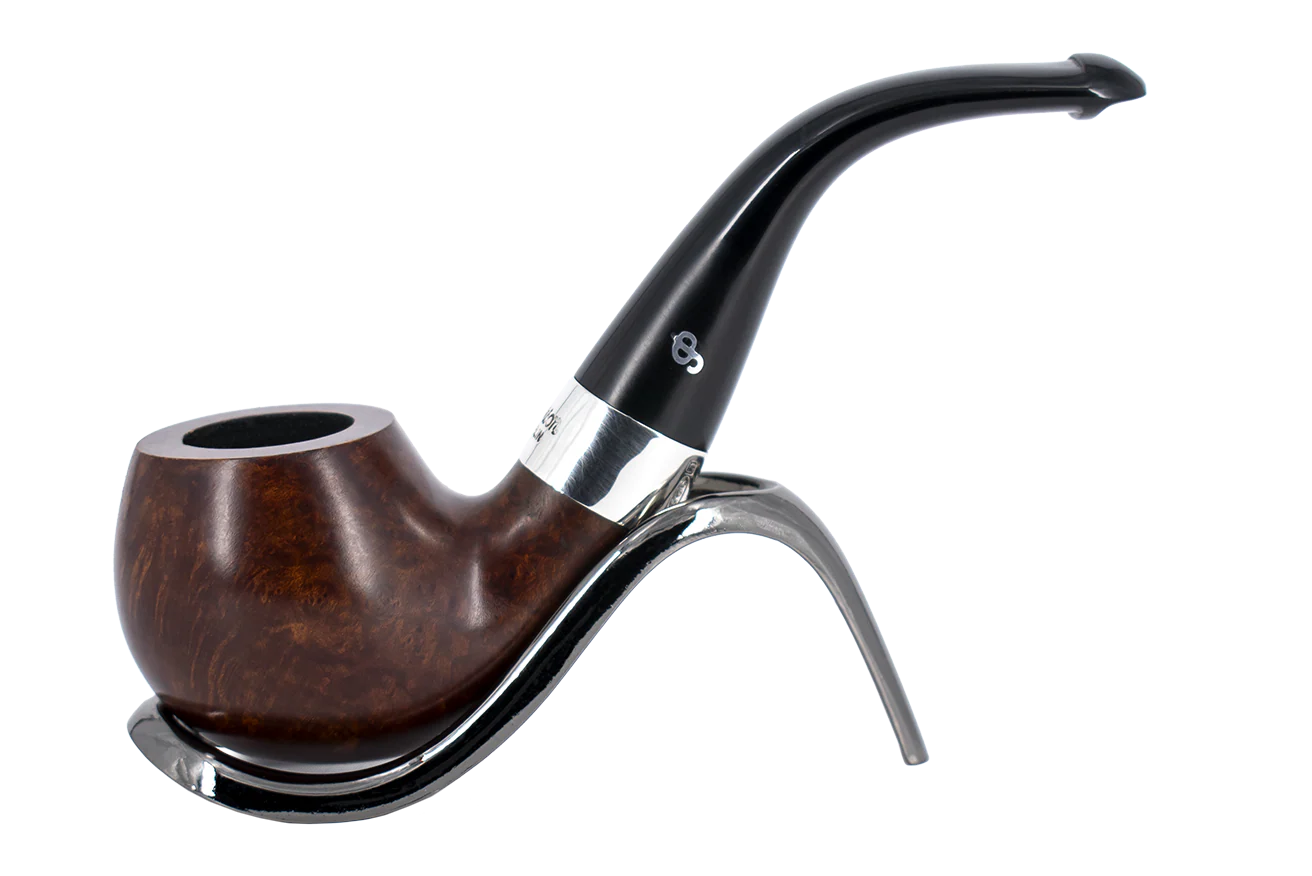 Peterson of Dublin Kildare Silver Mounted Briar Pipe  - Shape No.03 9mm Filter