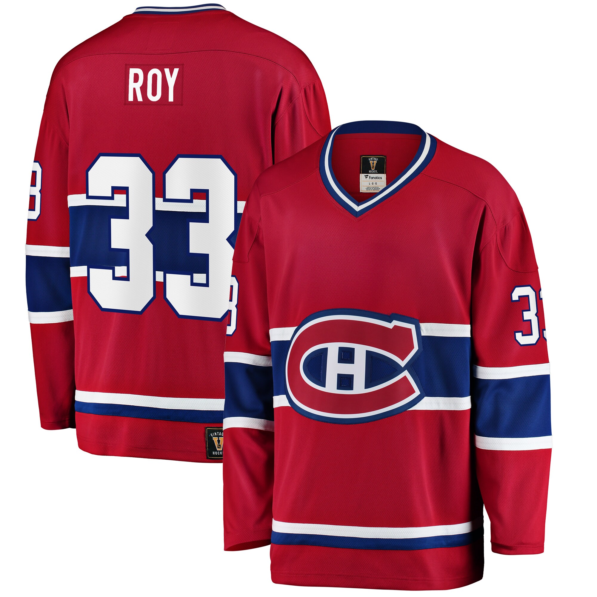 Patrick Roy Montreal Canadiens Fanatics Premier Breakaway Retired   Jersey – Red