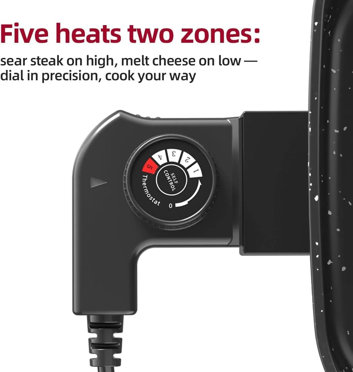 AORAN 2200W Electric Grill & Hot Pot Combo - 26.6