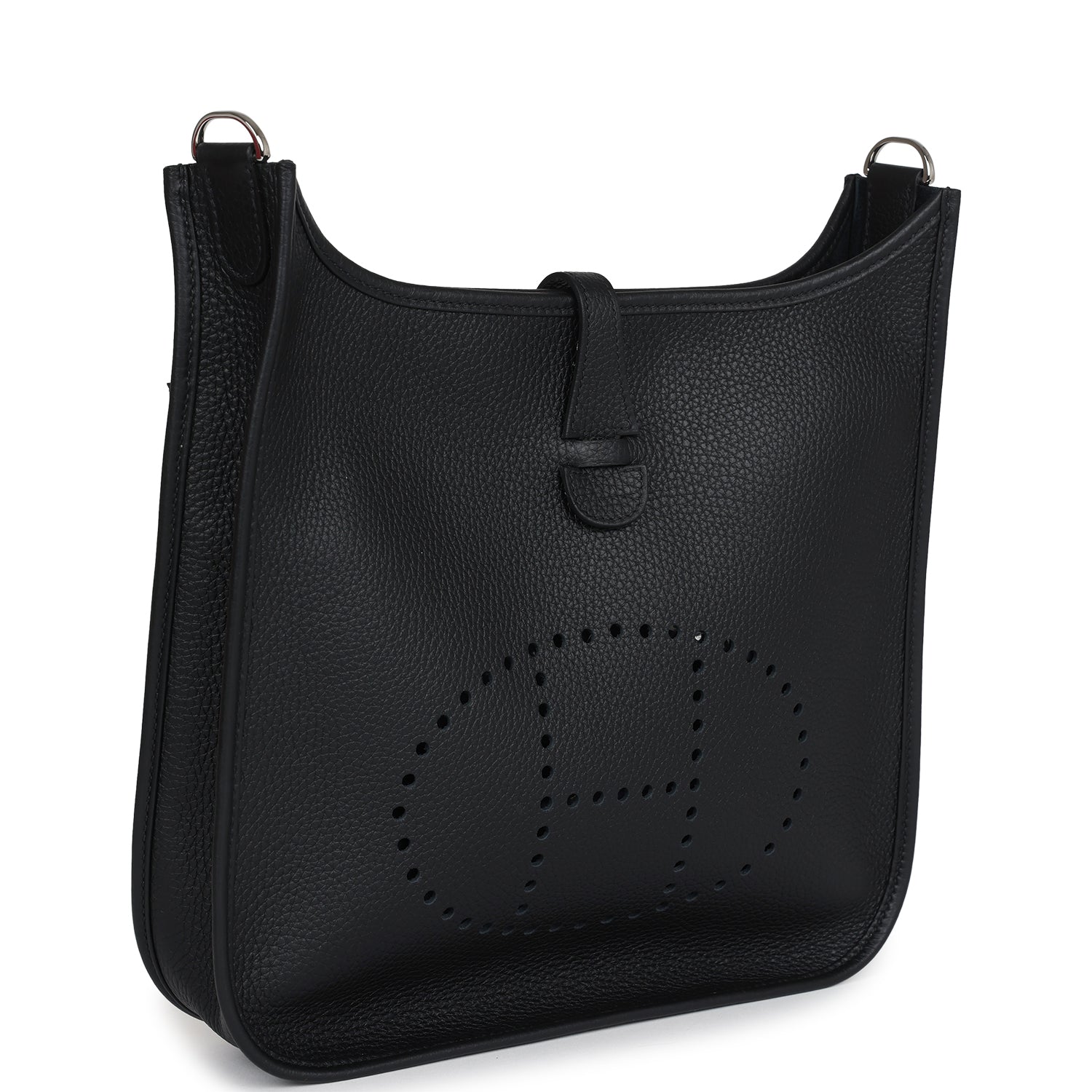Evelyne III PM Black Clemence Palladium Hardware