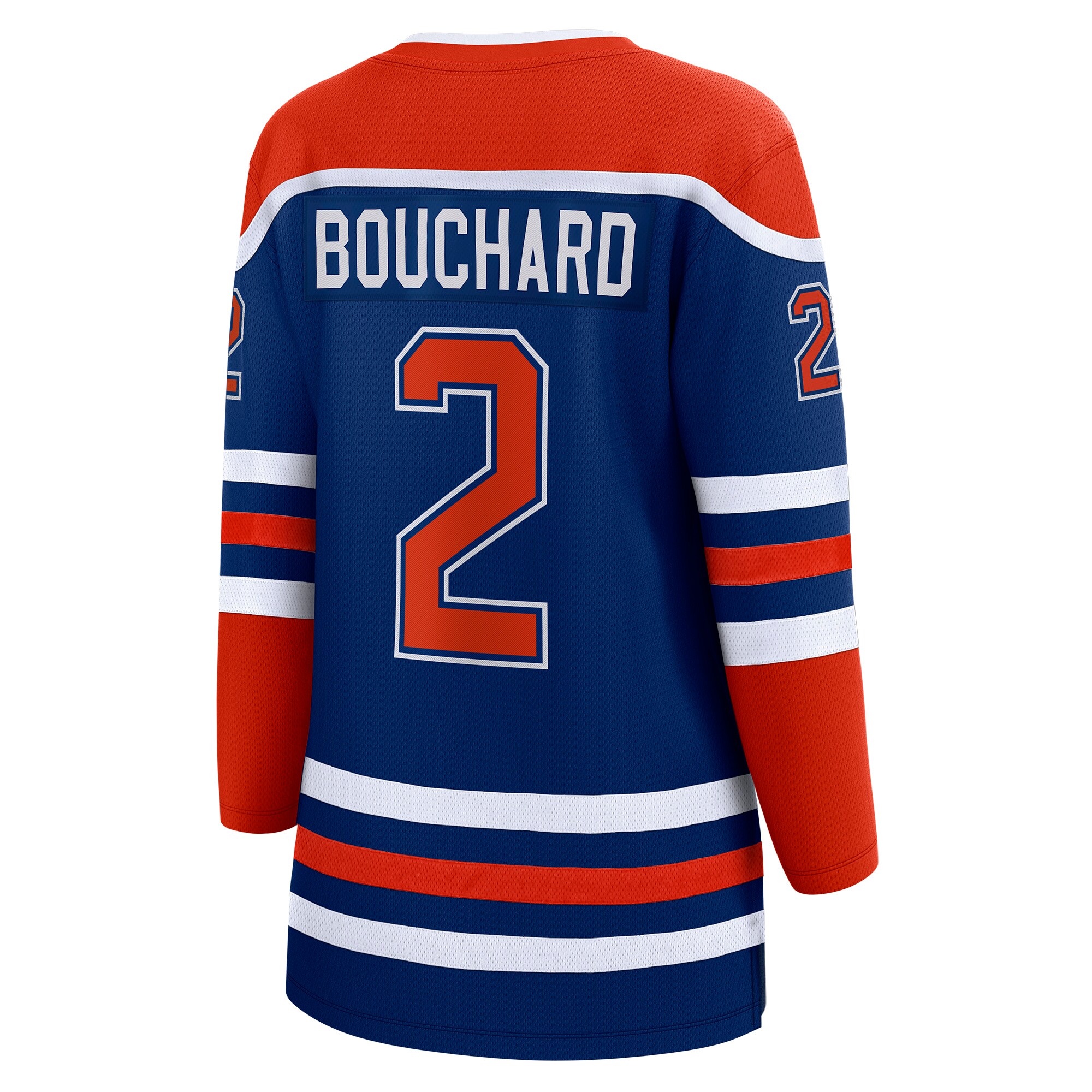 Evan Bouchard Edmonton Oilers Fanatics Women’s Home Breakaway   Jersey – Royal