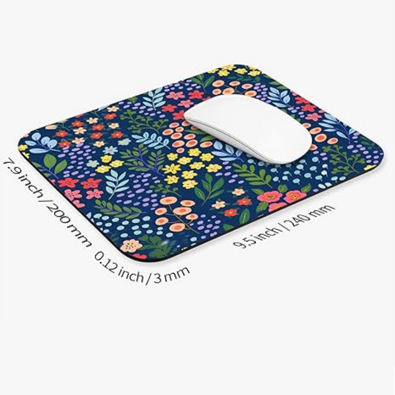 PADARTISAN Square Mouse Pad, Personalized Premium-Textured Custom Mouse Mat Design
