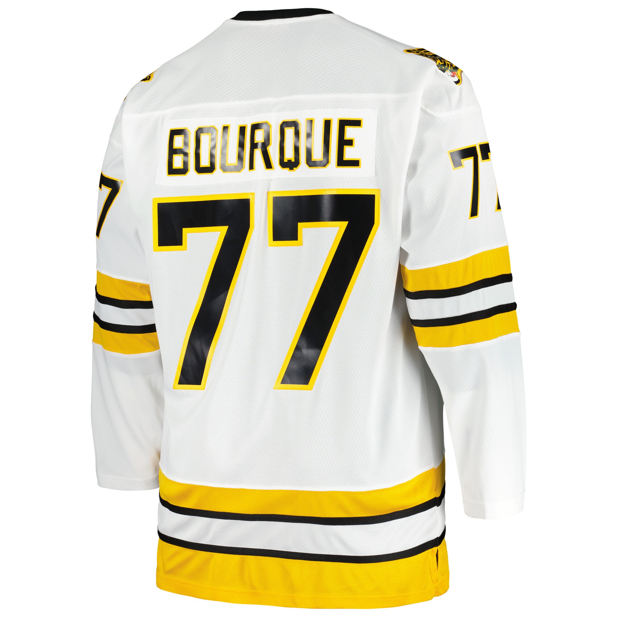 Ray Bourque Boston Bruins Mitchell & Ness Big & Tall Captain Patch Blue Line  Jersey – White