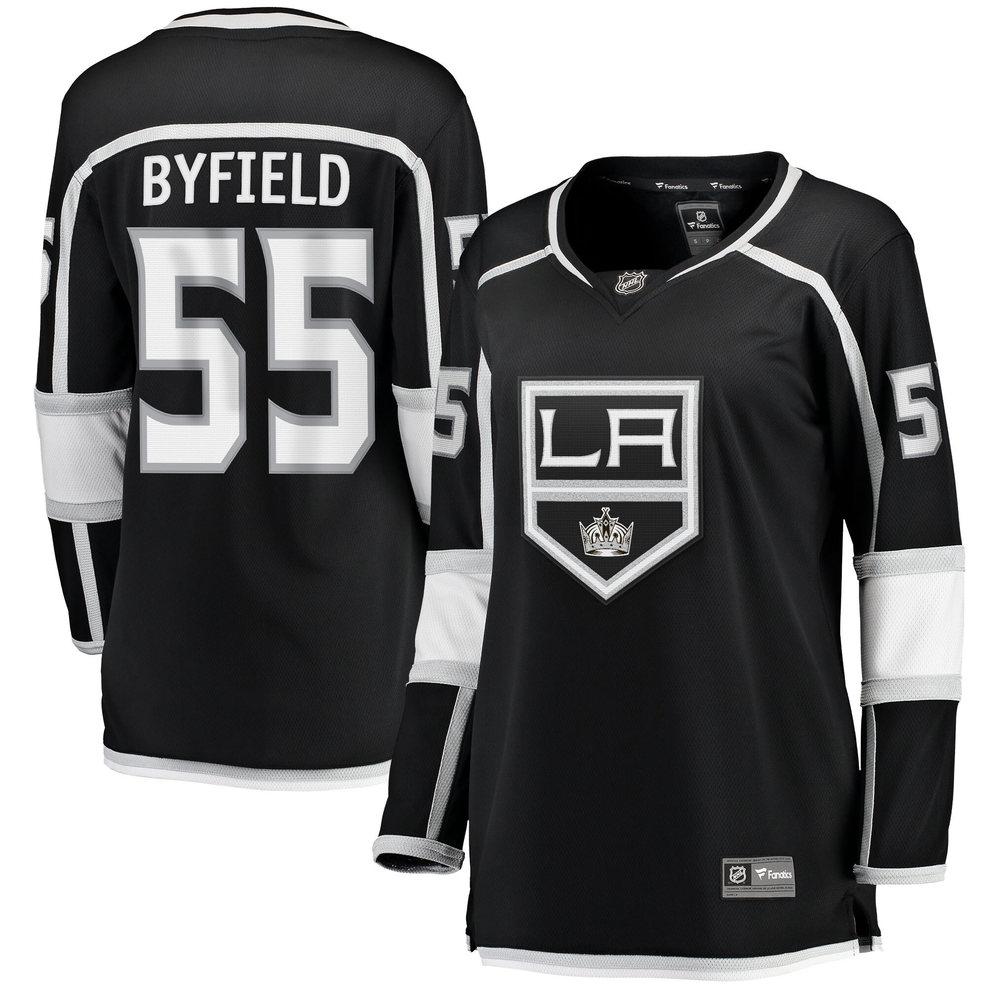 Quinton Byfield Los Angeles Kings Fanatics Women’s Home Team Breakaway   Jersey – Black