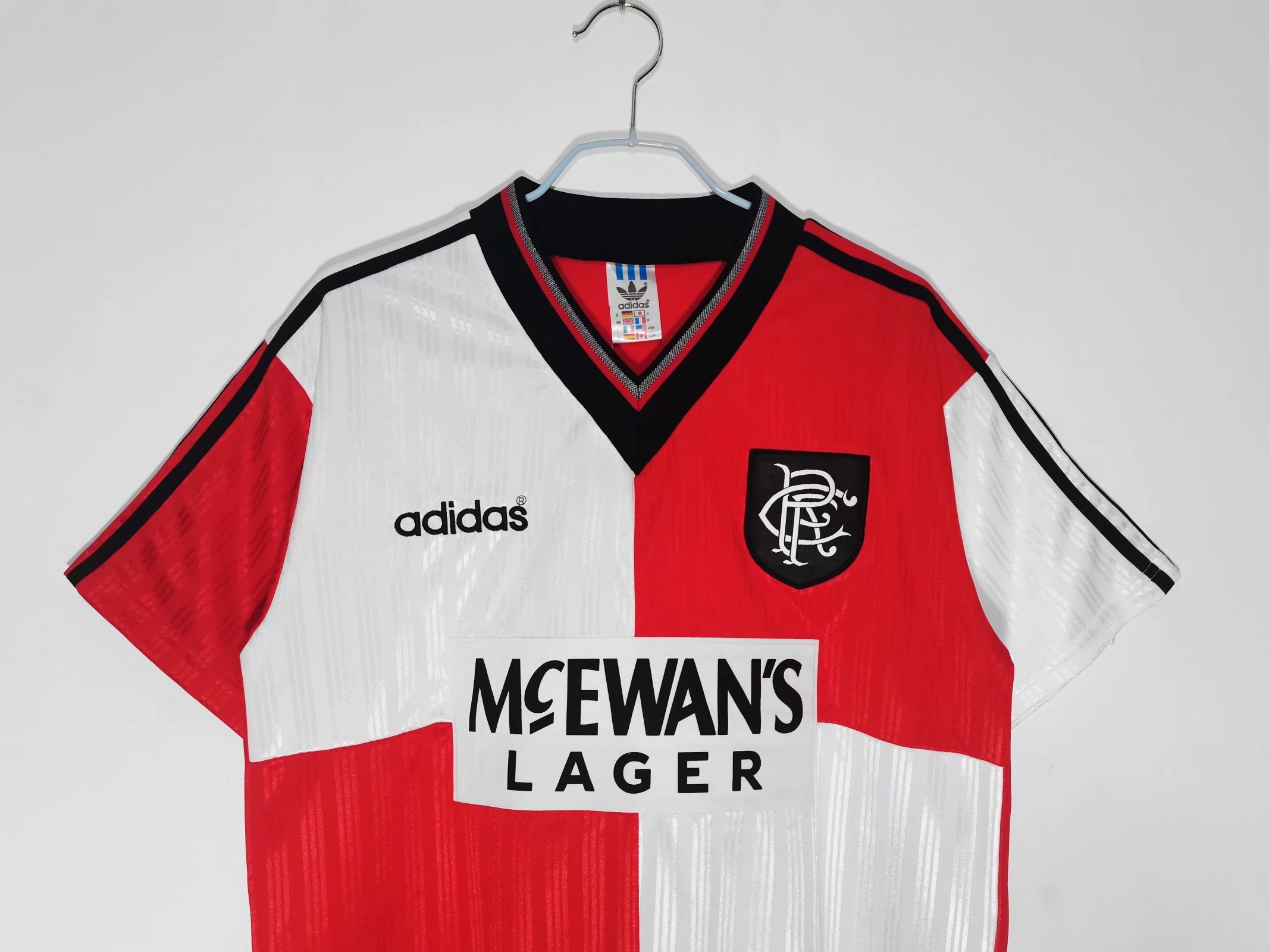 1995/96 Rangers Away Retro Shirt - Fans Edition