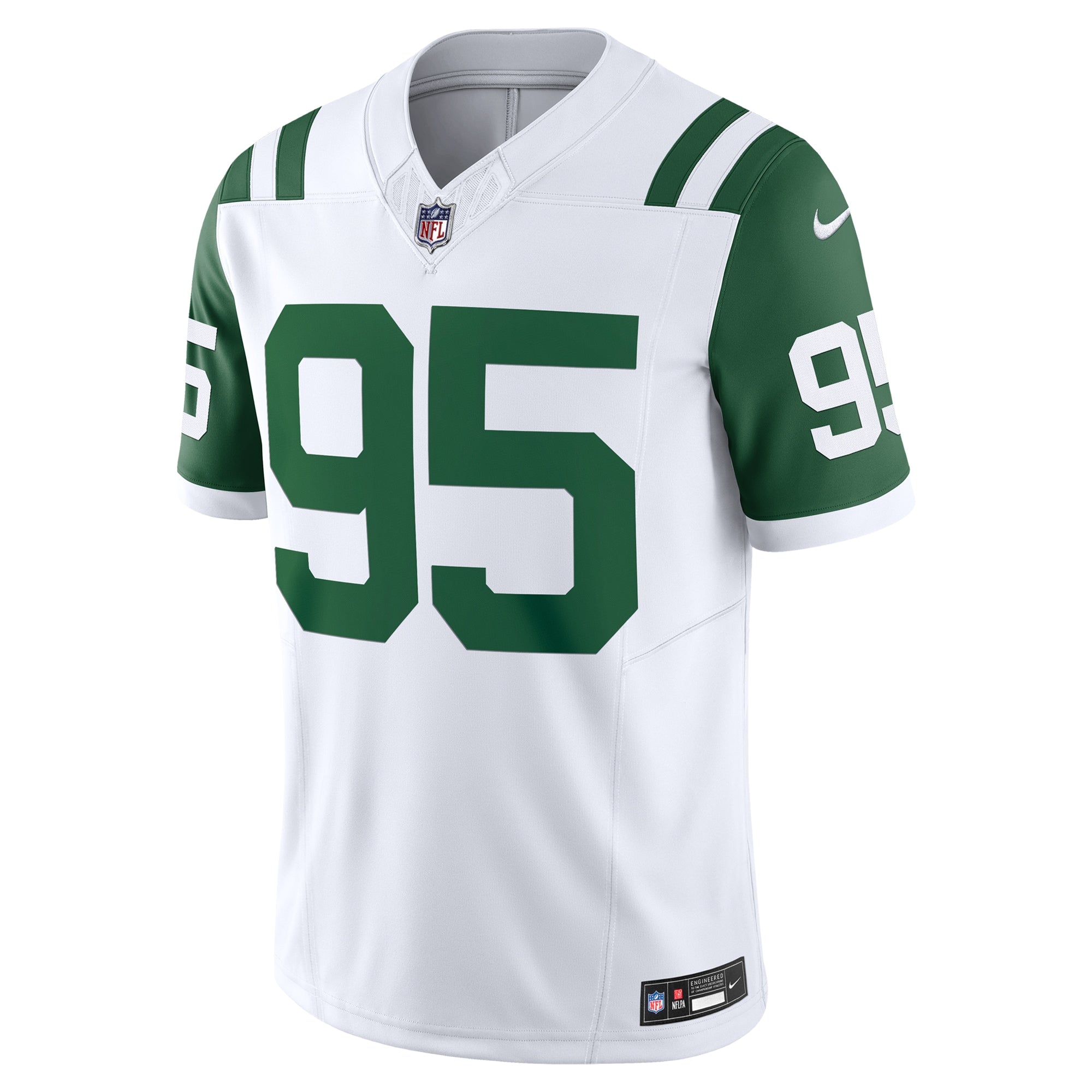 Quinnen Williams New York Jets Nike Classic Alternate Vapor F.U.S.E. Limited Jersey - White