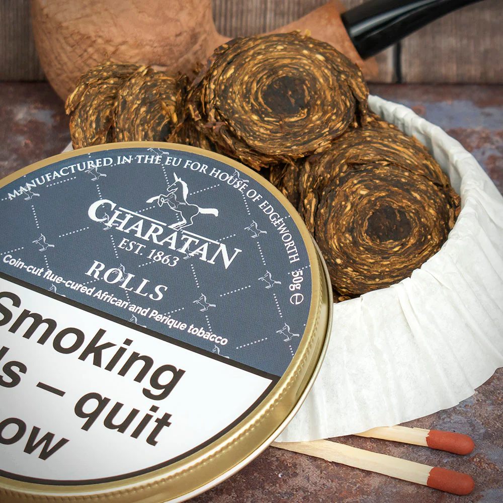 Charatan Rolls Pipe Tobacco - 50g Tin