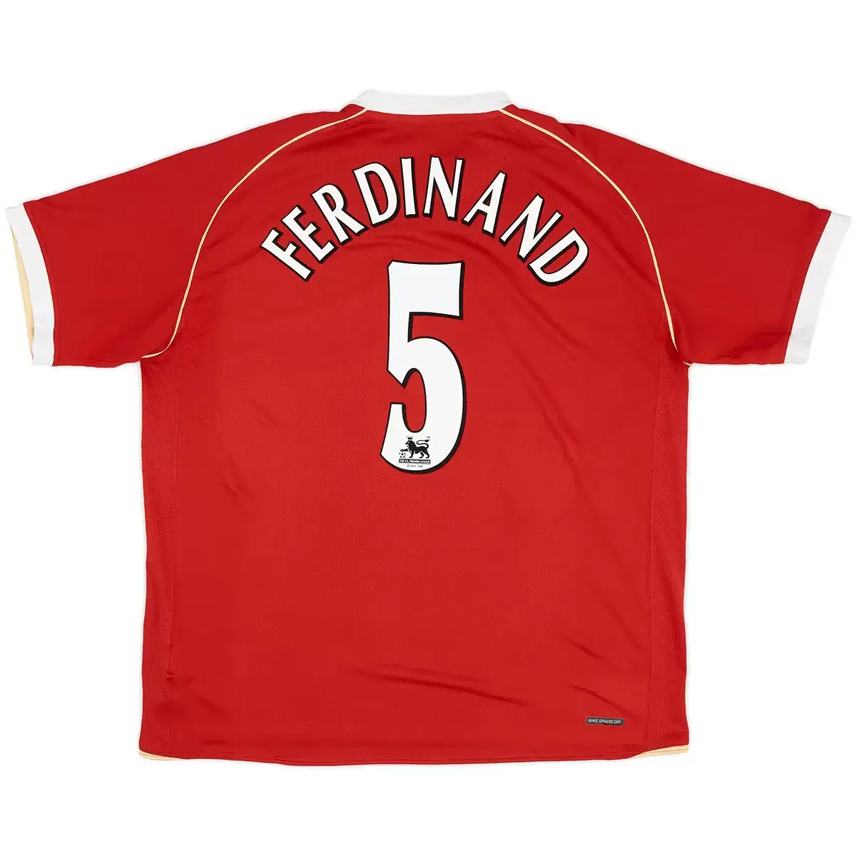 Ferdinand #5 Manchester United 2006/07 Home Retro Soccer Jersey