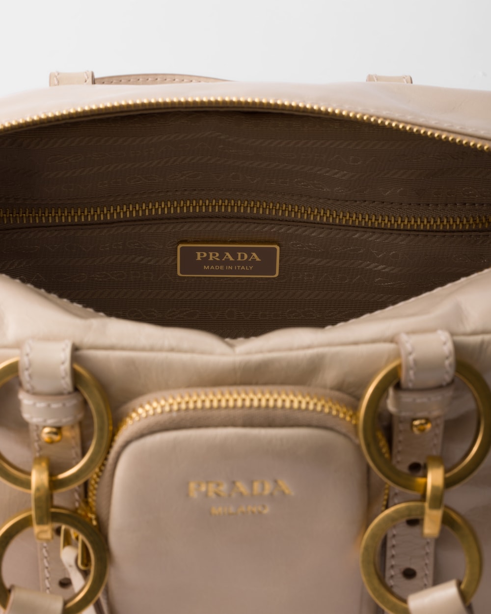 Dangle Medium Leather Top-Handle Bag