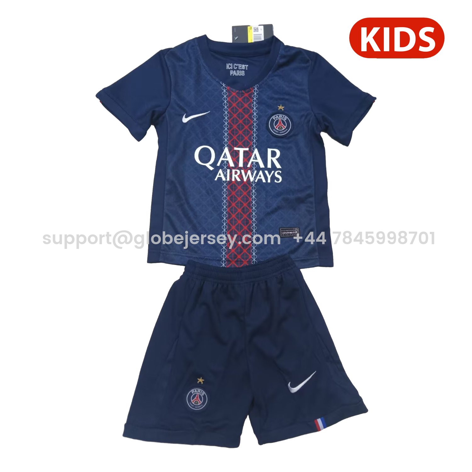 Paris Saint-Germain PSG 25-26 Champions League Commemorative Edition Kids Kit
