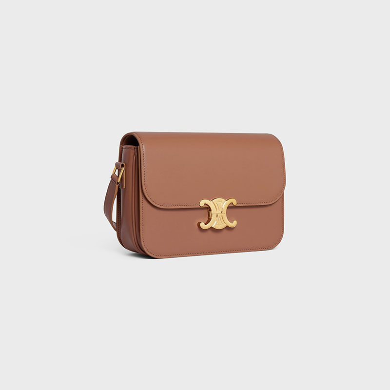 CLASSIQUE TRIOMPHE BAG IN SHINY CALFSKIN