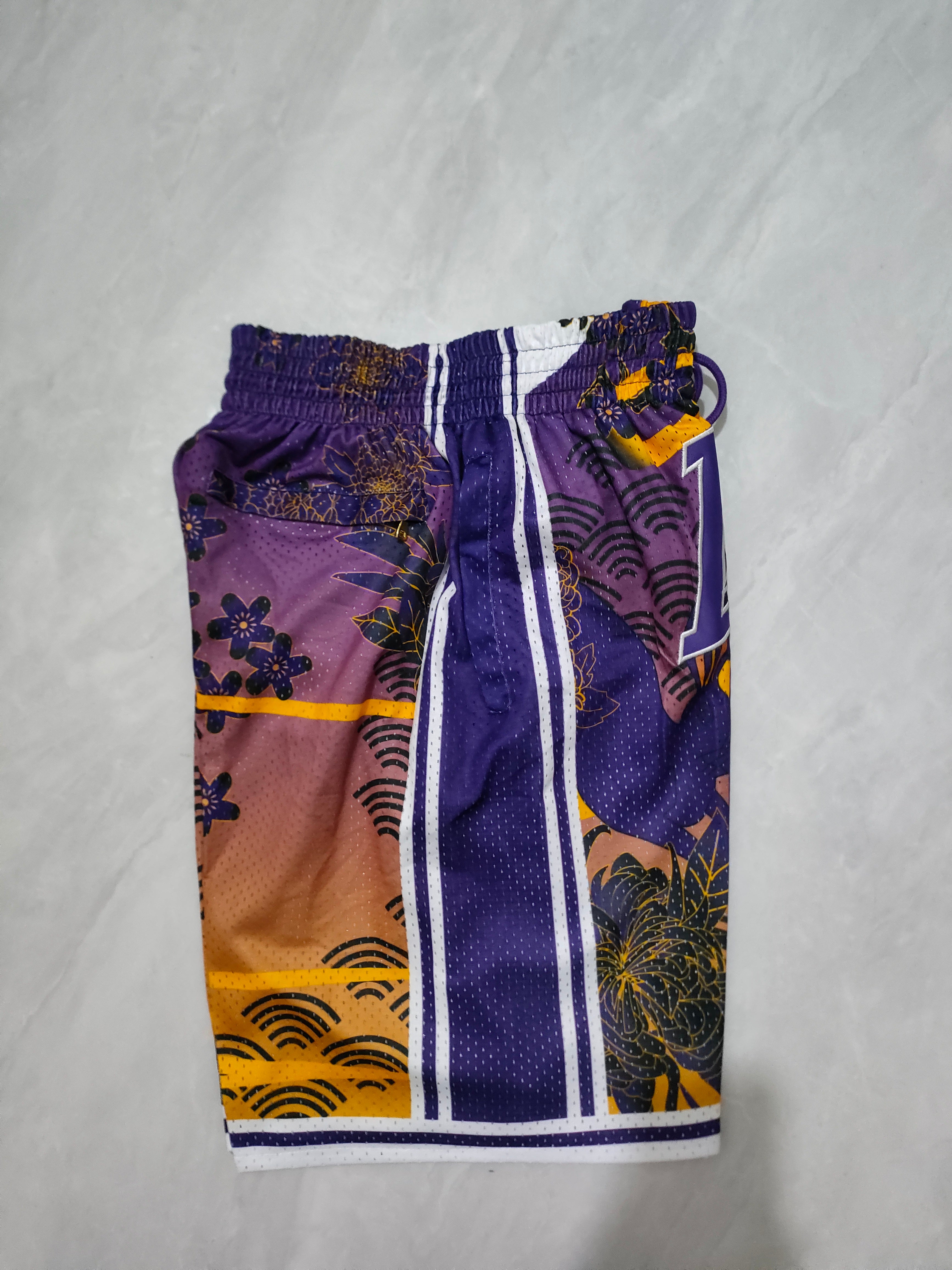 Los Angeles Lakers Purple Year of the Rabbit Pocket Pants