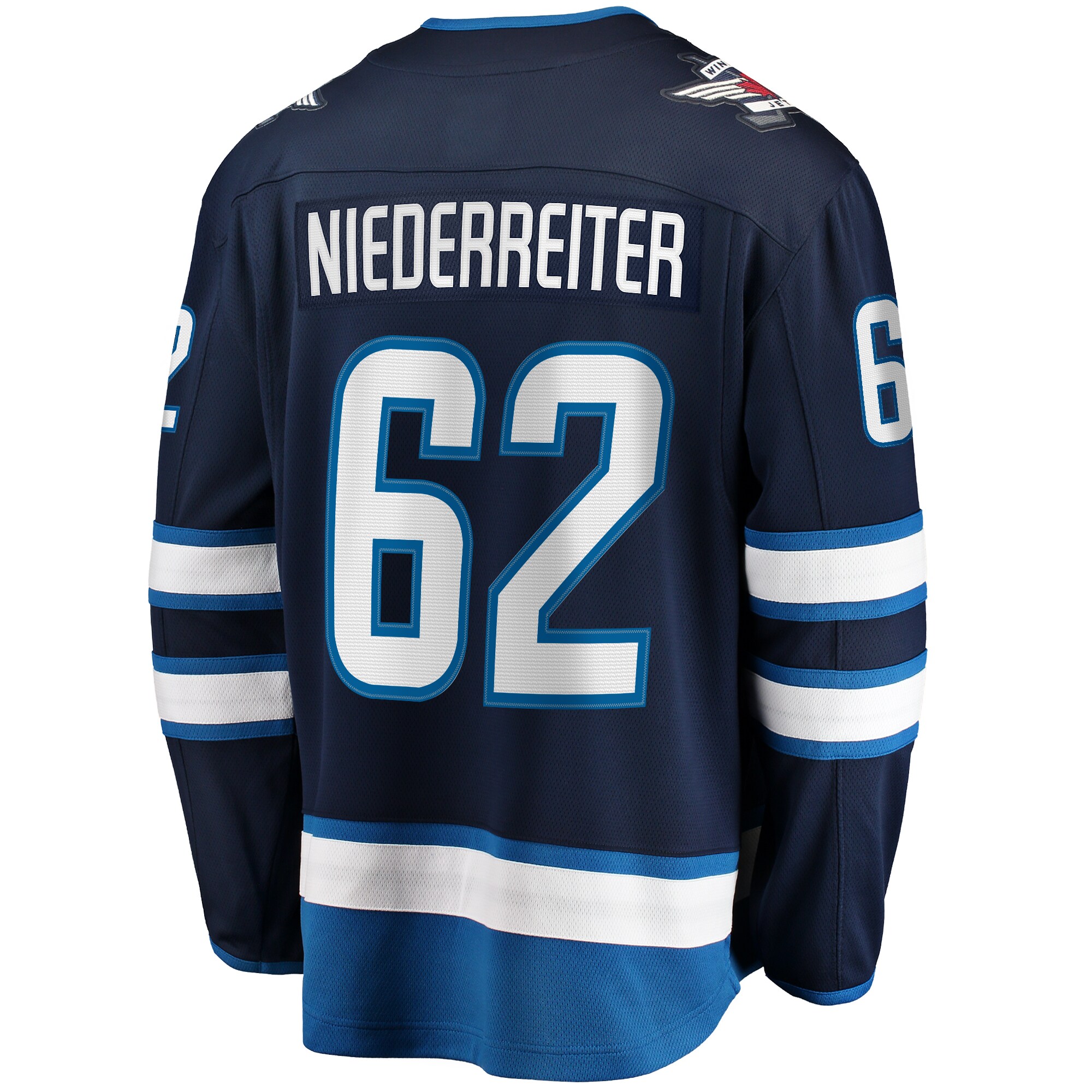 Nino Niederreiter Winnipeg Jets Fanatics Home Premier Breakaway   Jersey – Navy
