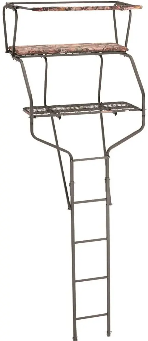 18-Foot 2-Person Ladder Tree Stand for Hunting and Observation