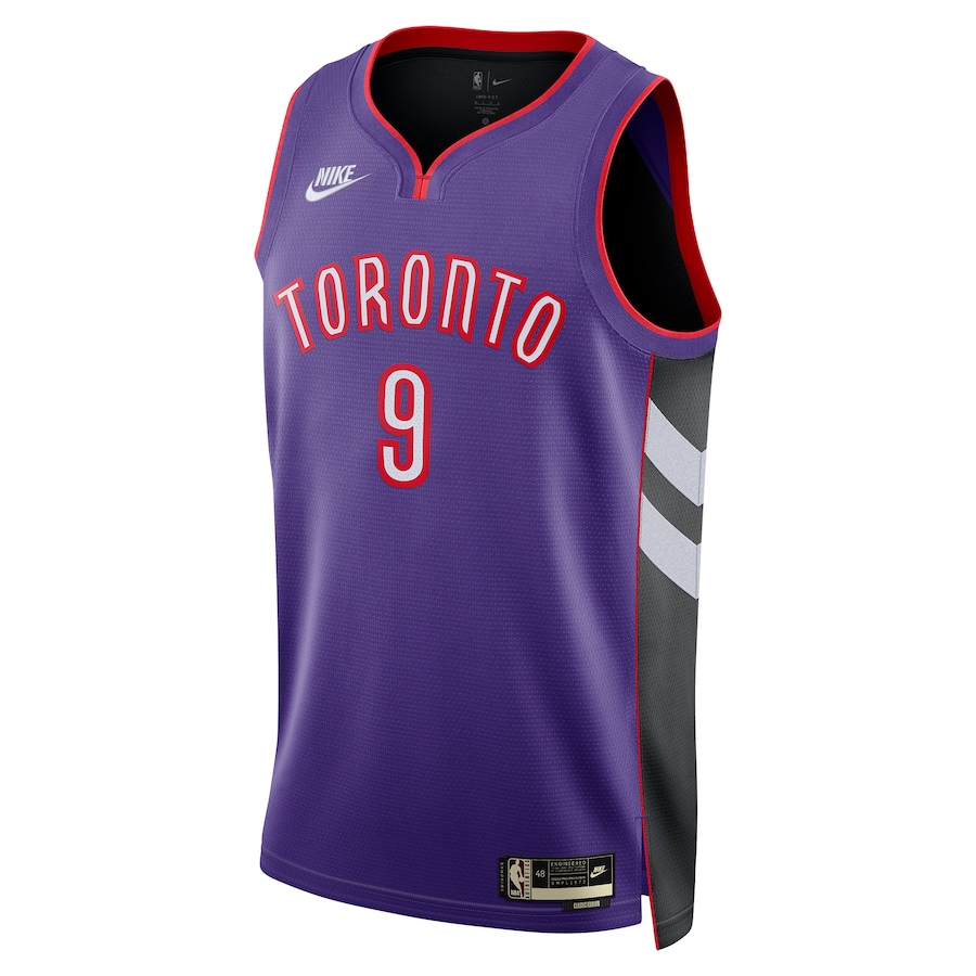 Toronto Raptors RJ Barrett Nike Purple 2024/25 Swingman Jersey - Classic Edition