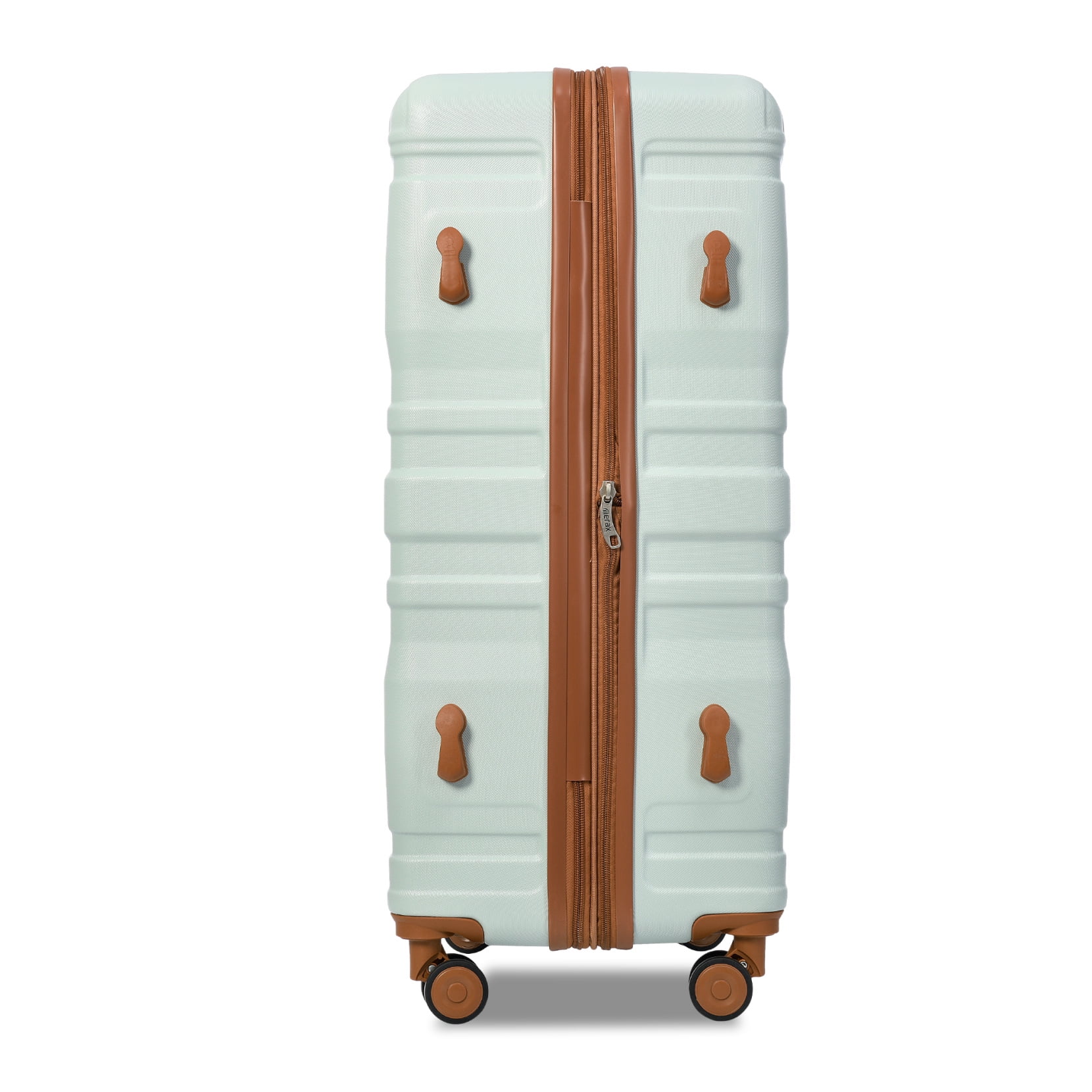 Luggage Suitcase 3 Piece Sets, New Model Expandable ABS Hardshell Luggage, Lightweight Carry-on Suitcase Sets with Spinner Wheels & TSA Lock, 20''/ 24''/ 28'', Blue Gray
