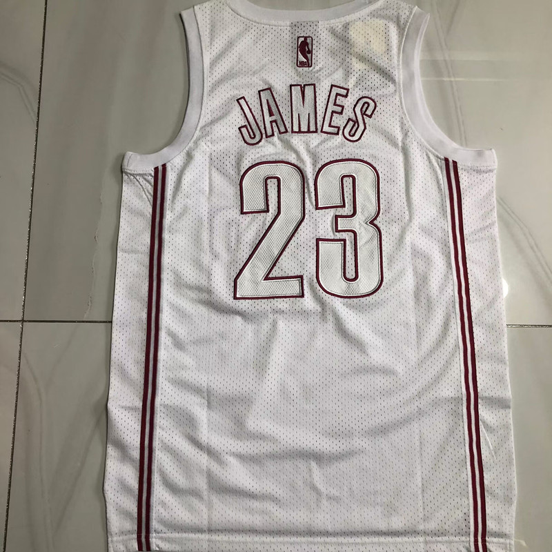 Cleveland Cavaliers LeBron James 23 White MN