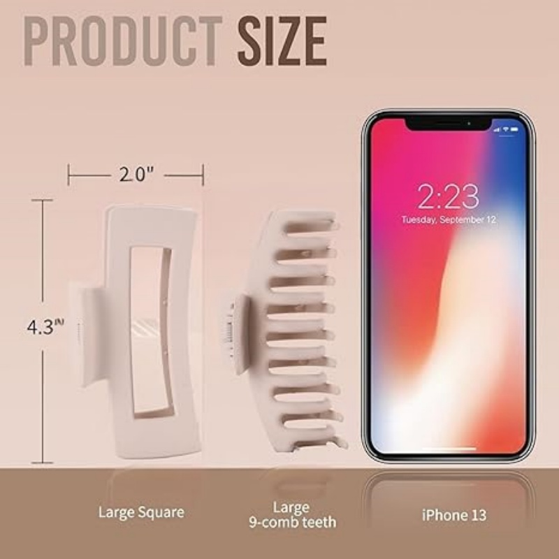 SWEETCLAWZ Hair Clips for Women 4.3 Inch Large