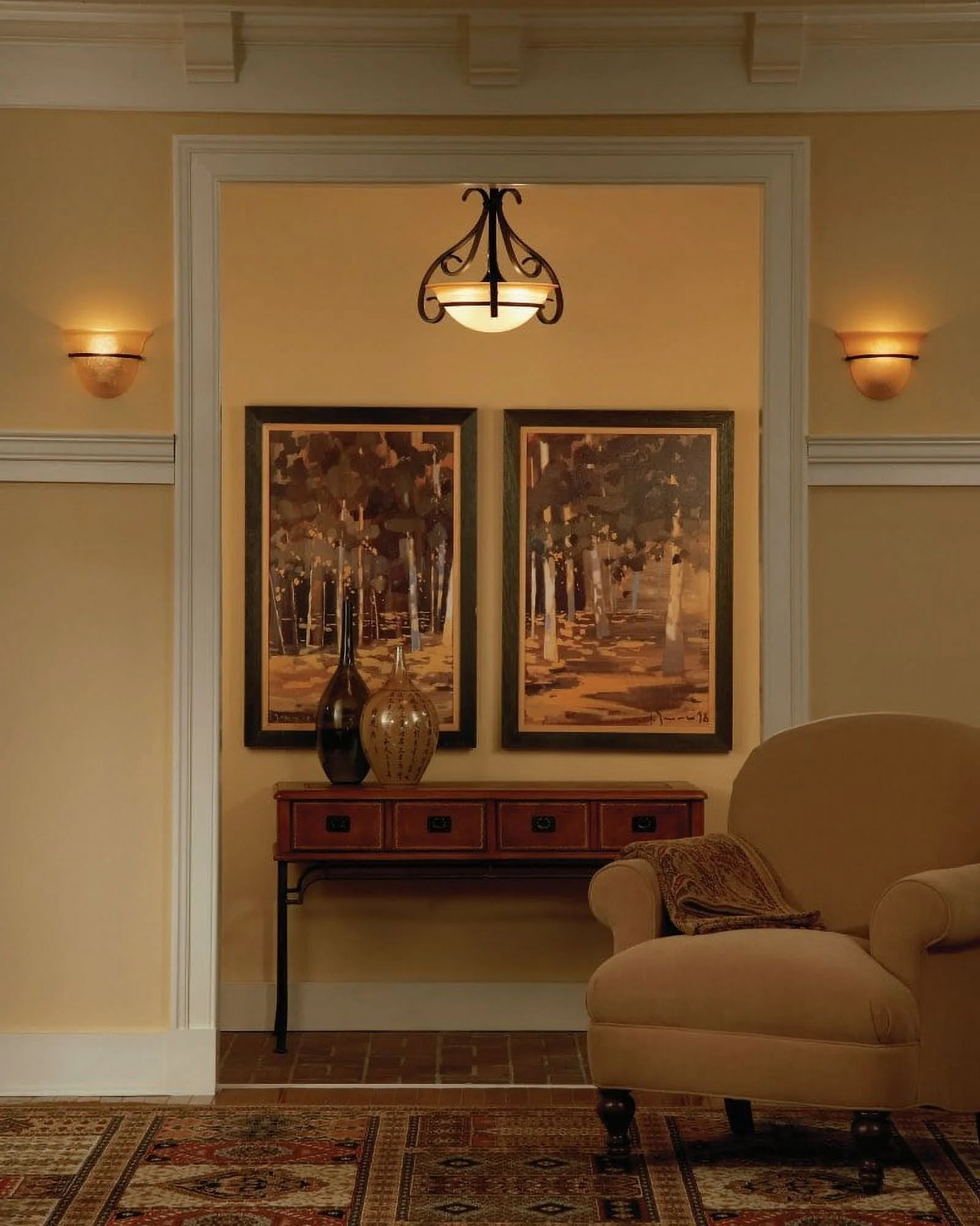 P3843-09-Progress Lighting-Torino - 3 Light - Bowl Shade in Transitional style - 18 Inches wide by 18.5 Inches high-Brushed Nickel Finish
