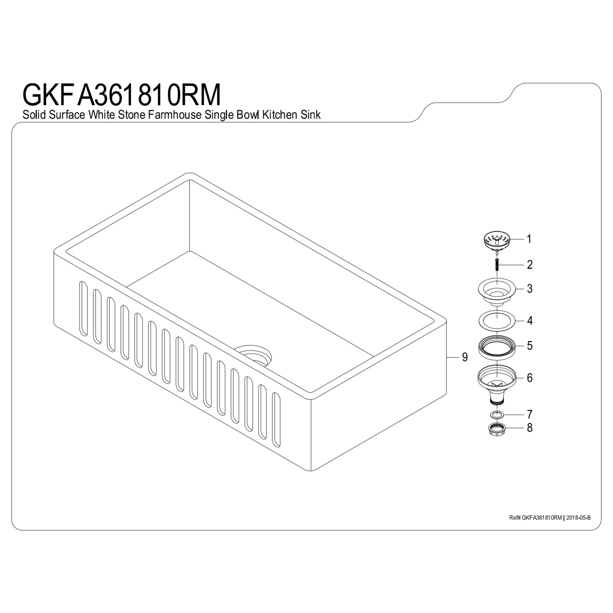 Gourmetier GKFA361810RM Arcticstone 36