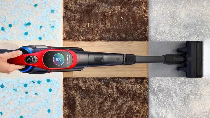 BOSCH - Aspirapolvere ricaricabile BCS1041PET-Black,Red