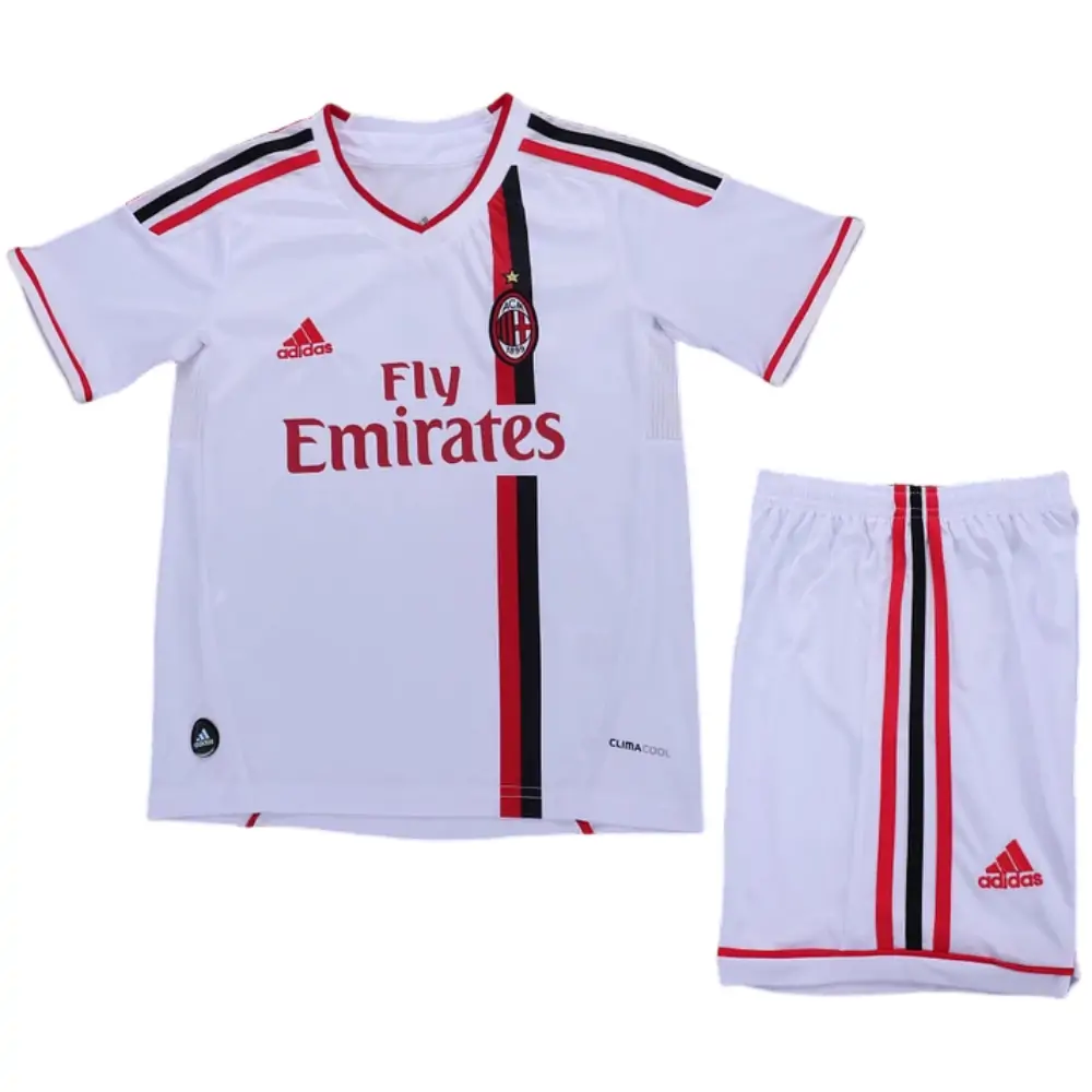 2011-12 AC Milan Away Retro Children's Jersey Set - Fans Edition