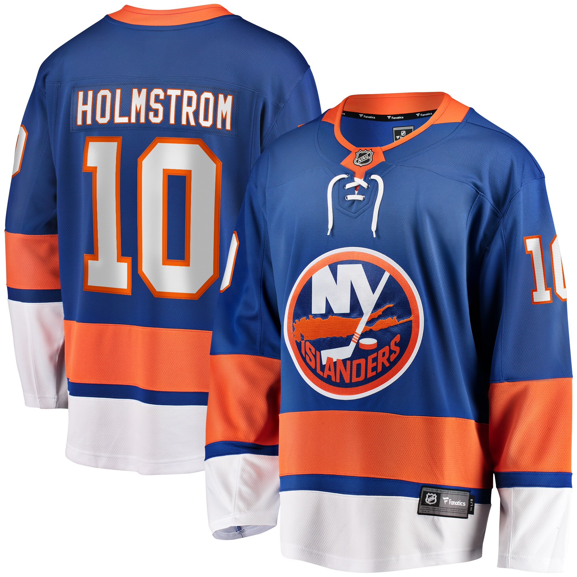 Simon Holmstrom New York Islanders Fanatics Home Premier Breakaway   Jersey – Blue