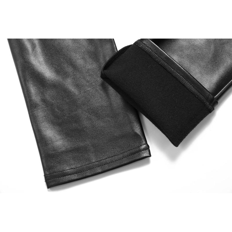 Women's Soft Faux Leather Leggings High Waisted