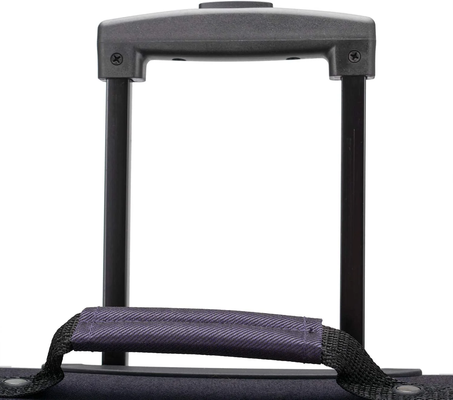 U.S. Traveler Aviron Bay Expandable Softside Luggage Set with Spinner Wheels, Navy, 2-Piece (23/31)