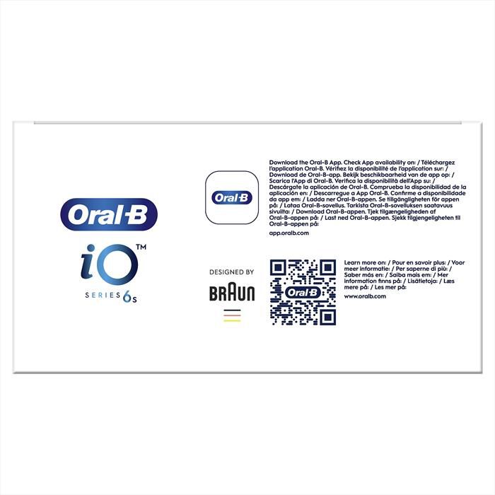 ORAL-B - Spazzolino elettrico IO6 SERIES-Bianco