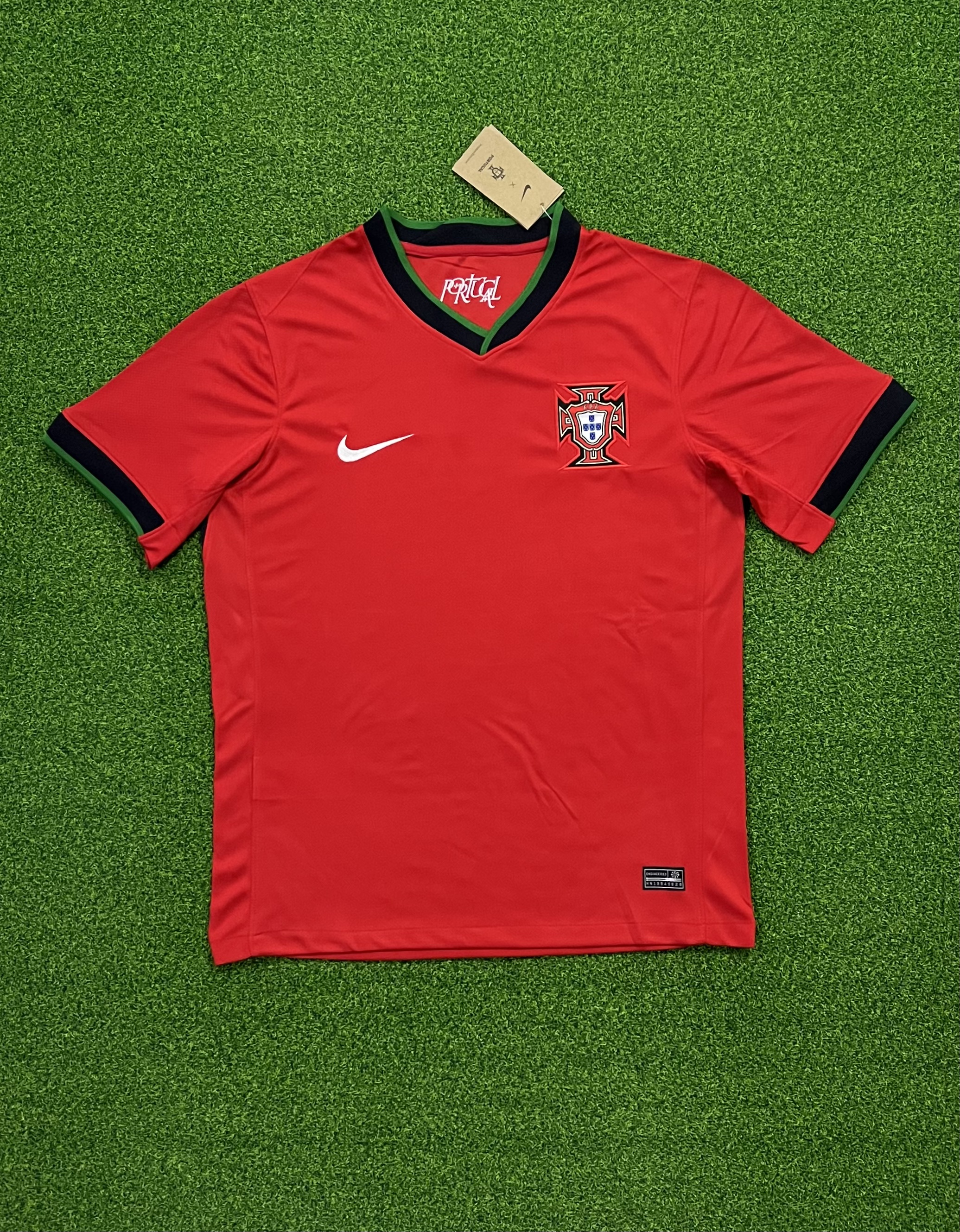 2425 Portugal home  jersey...Player embroidery version