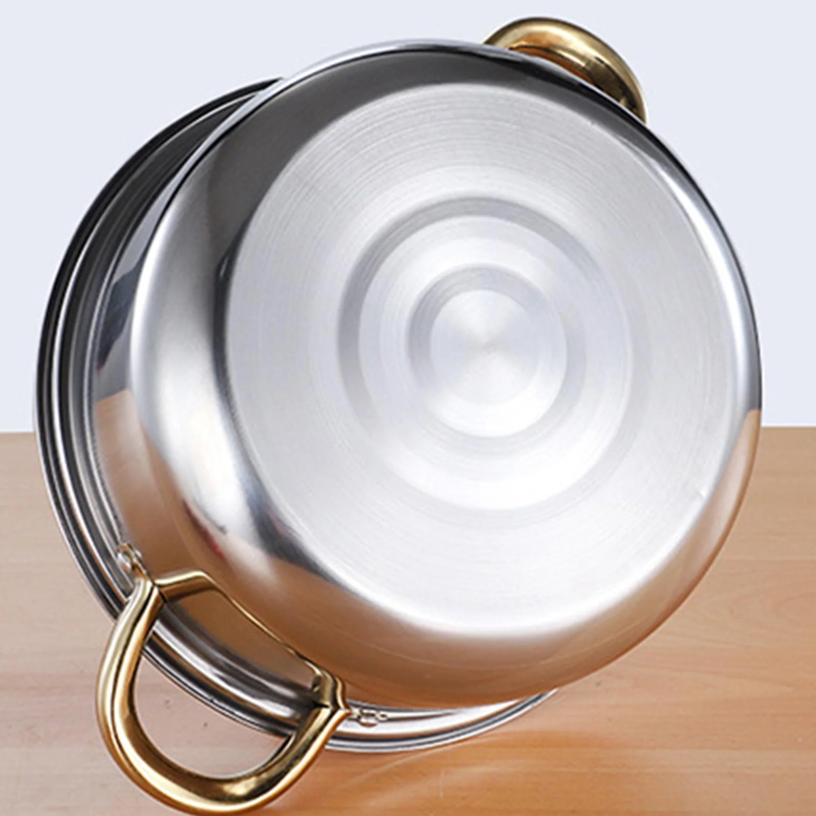 kowaku 6 Pieces Cookware Set Kitchen Cooking Set with Glass Lid, Soup Pot, Frying Pan Pots and Pans Set Stainless Steel for Kitchen Pans with soup pot