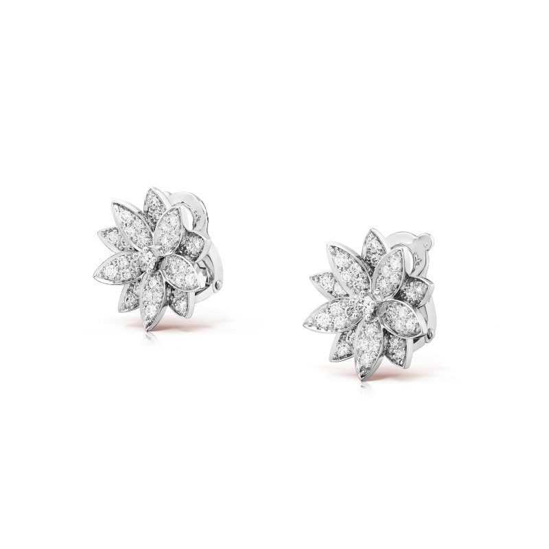 Lotus earrings, small model