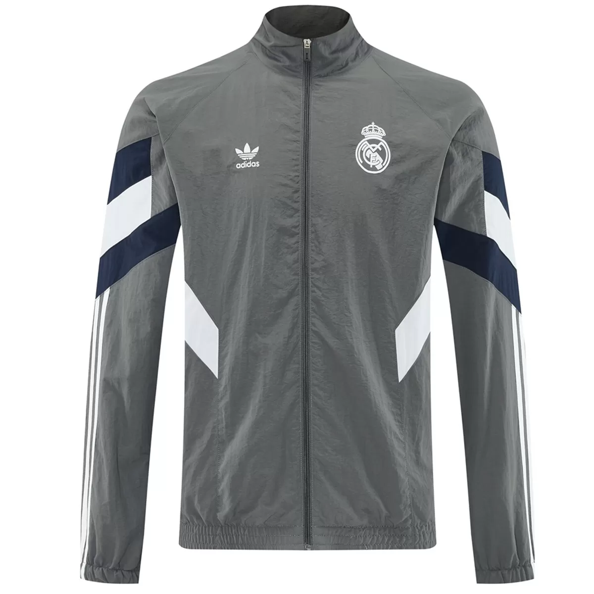 Real Madrid Windbreaker Jacket Gray 2025/26