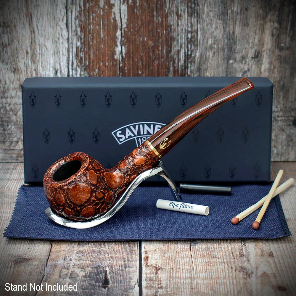 Savinelli Alligator Brown 315 - 6mm Briar Pipe