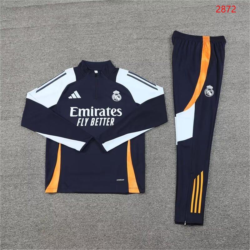 2024/25 Real Madrid half-zip training kit