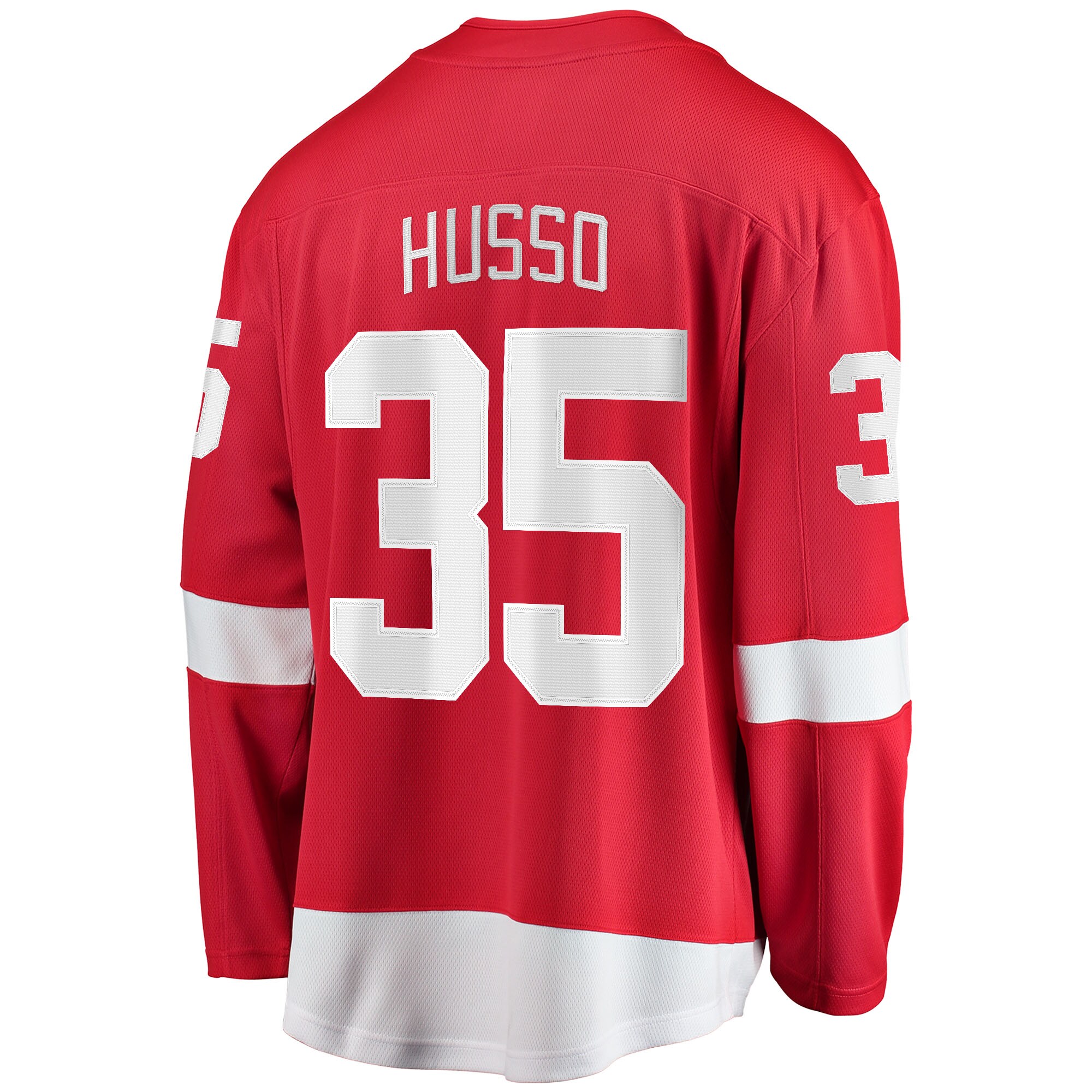 Ville Husso Detroit Red Wings Fanatics Home Breakaway   Jersey – Red