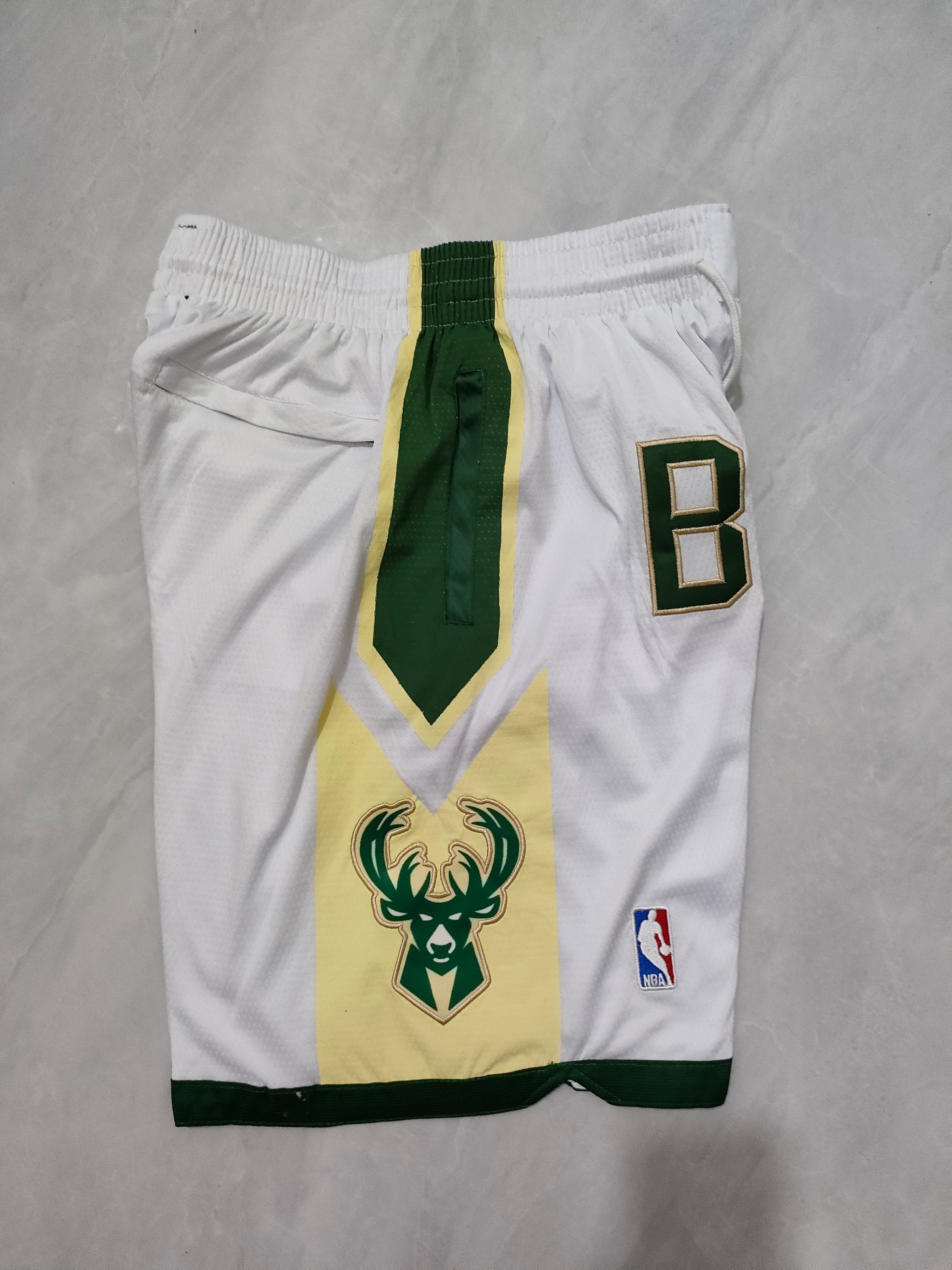 Milwaukee Bucks White Regular Pocket Pants