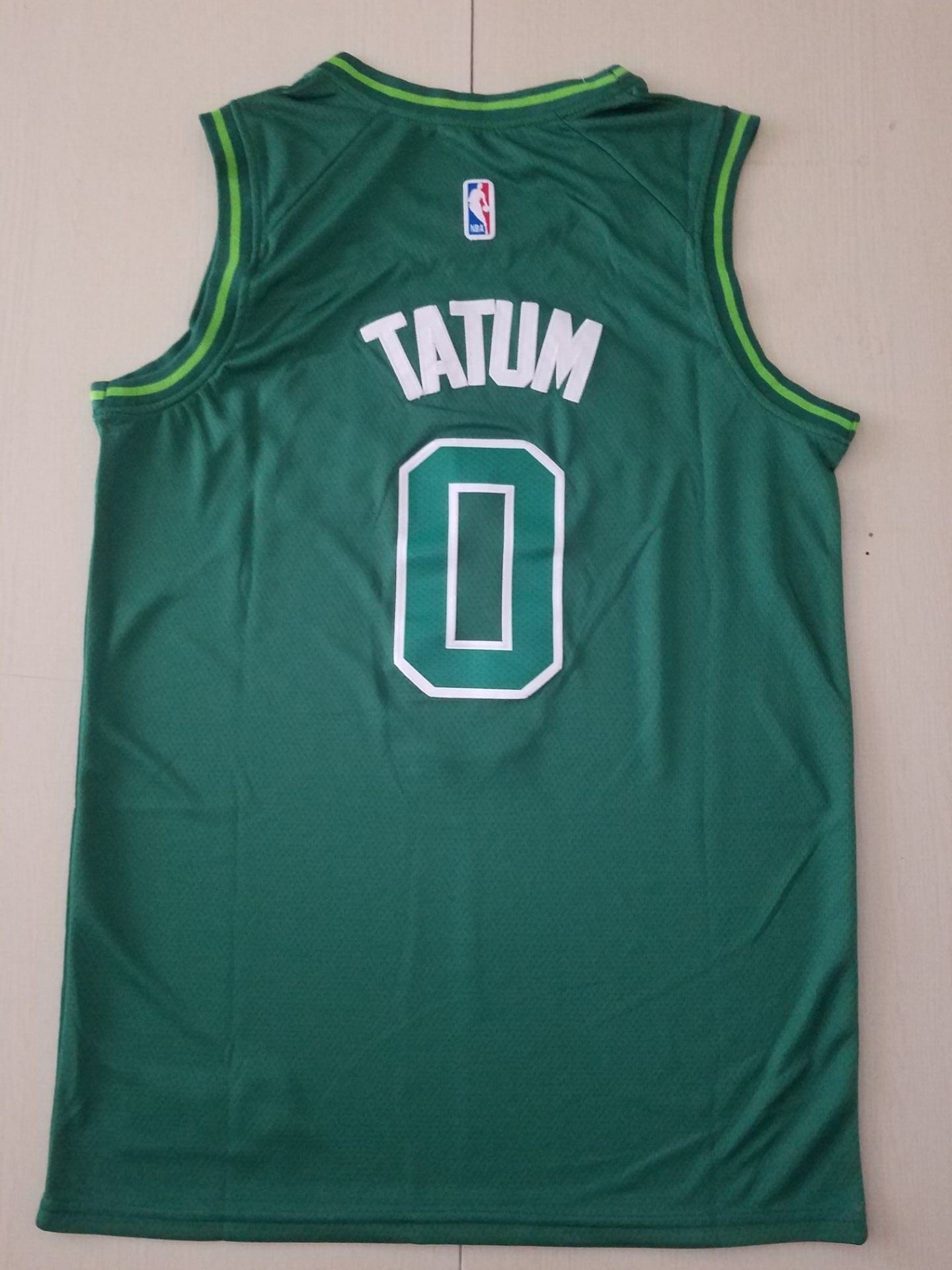 Men's Boston Celtics Jayson Tatum #0 Green Swingman  Jersey