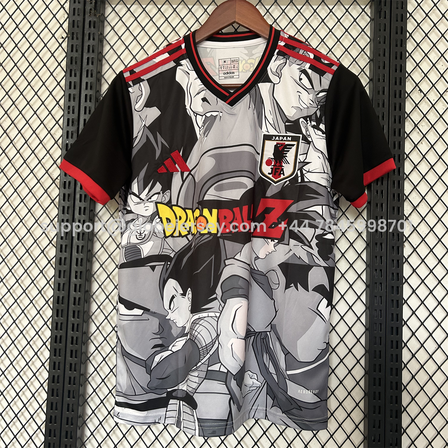 Japan 25-26 Dragon Ball Z Vegeta And Goku White Special Jersey - Fans Version