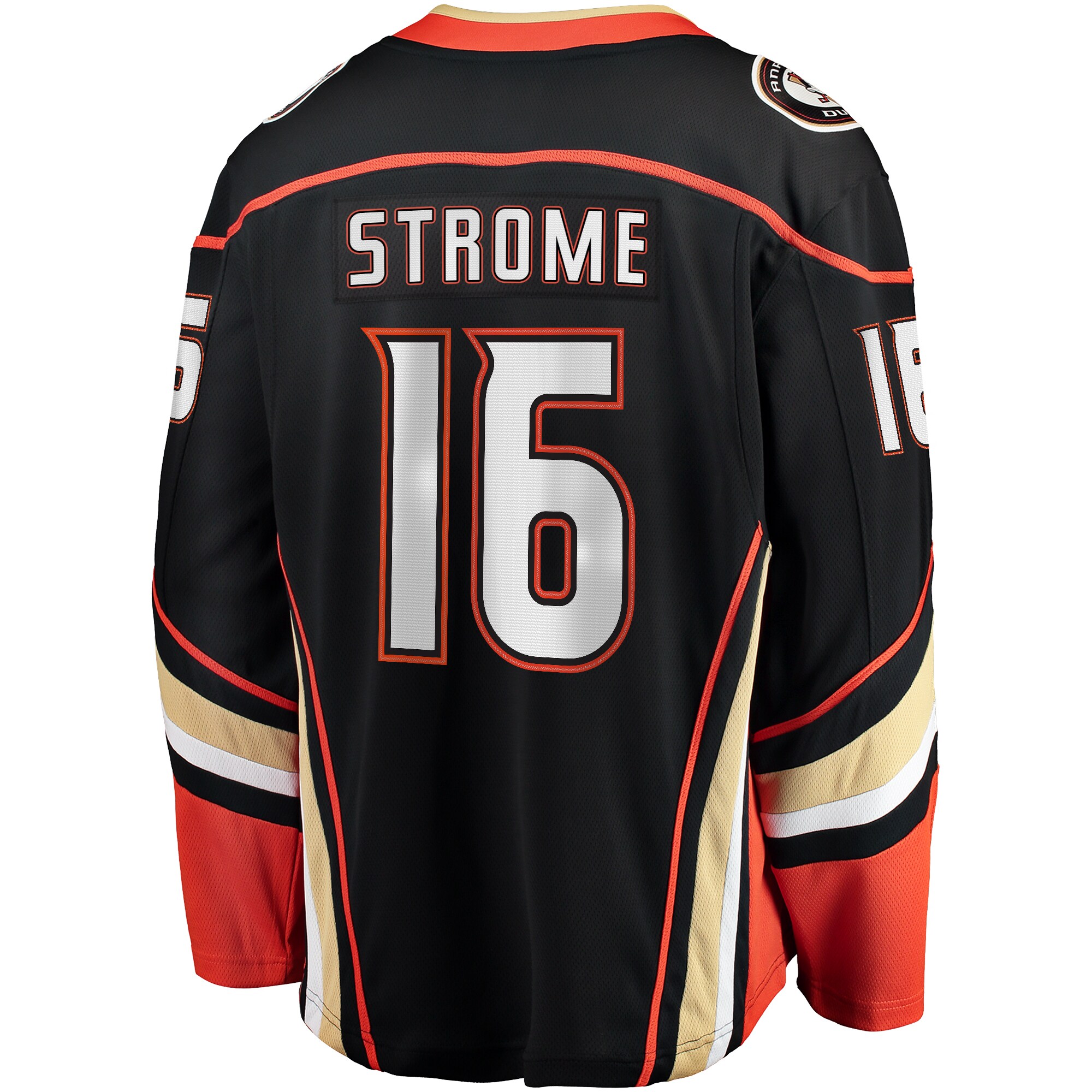 Ryan Strome Anaheim Ducks Fanatics Home Breakaway Jersey – Black