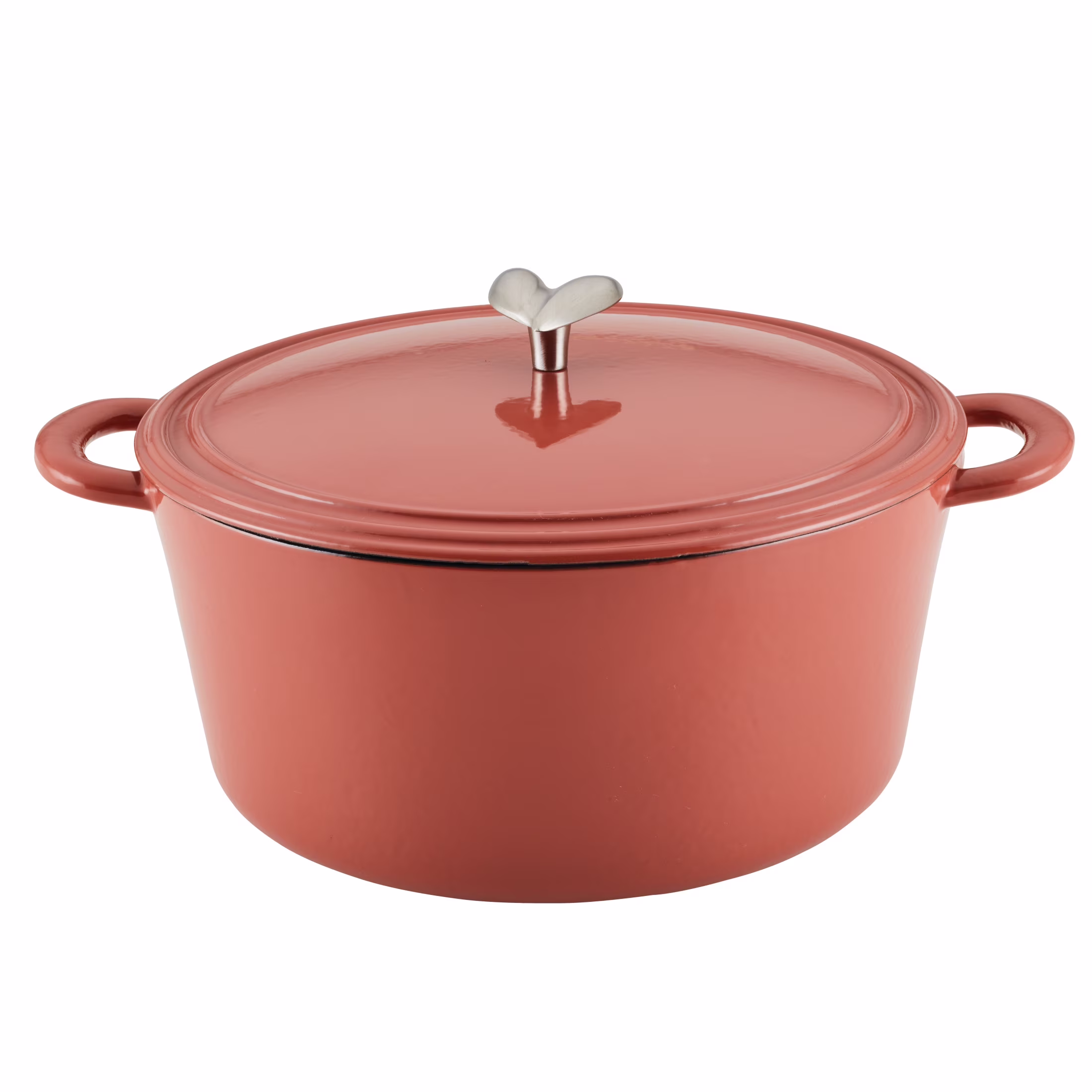 Ayesha Curry Enameled Cast Iron Dutch Oven with Lid, 6 Quart, Anchor Blue