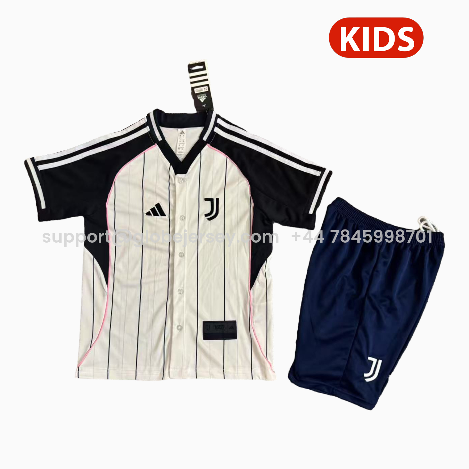 Juventus 25-26 White Baseball Kids Kit