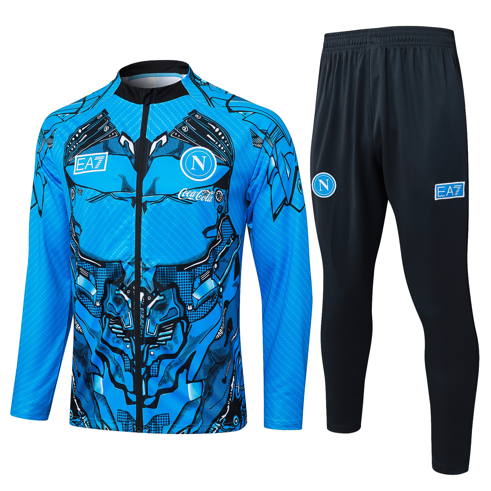 2025-26 Napoli long zip-up training kit - Adult Set