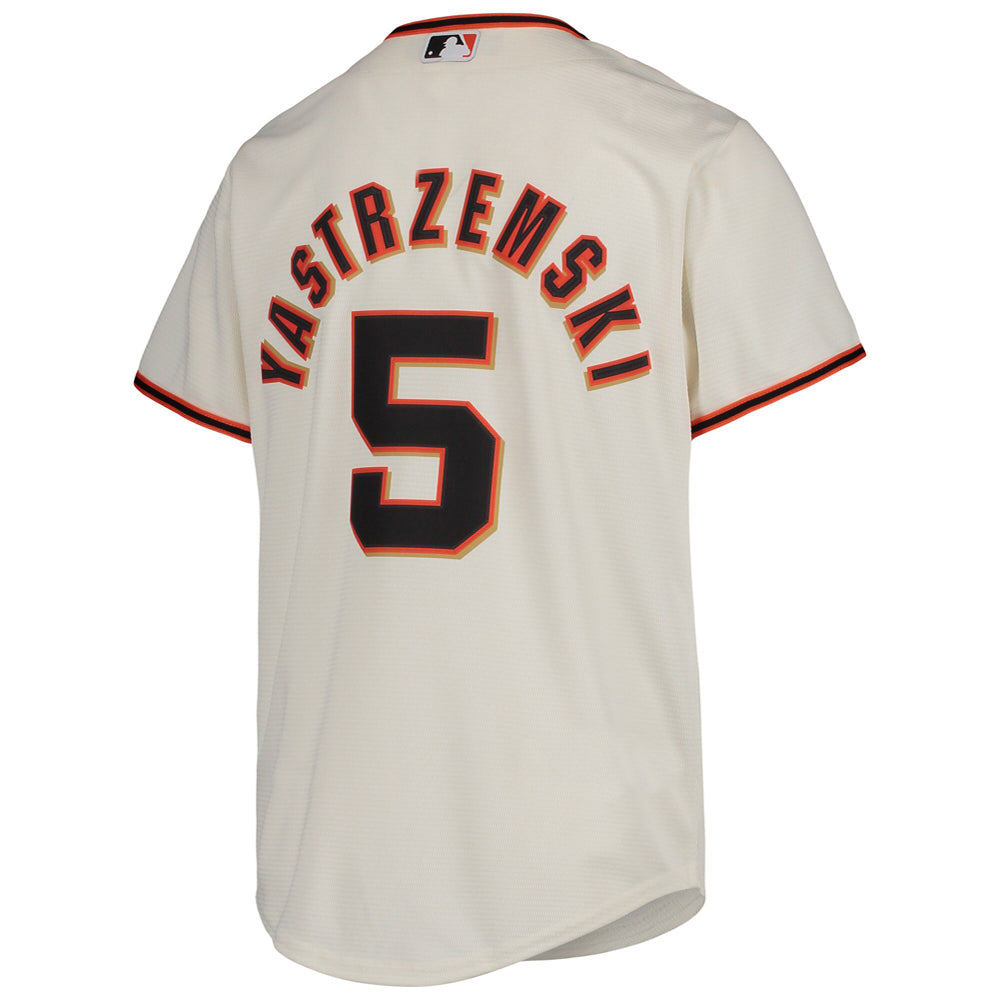 Youth San Francisco Giants Mike Yastrzemski Home Player Jersey - Cream