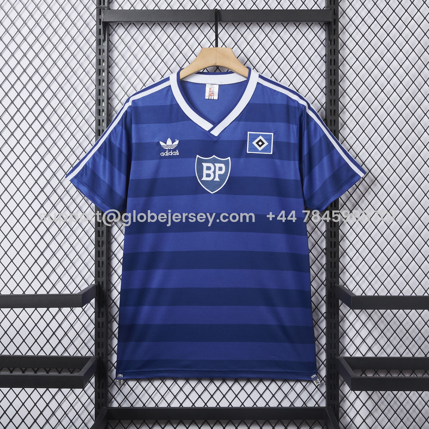 Retro Hamburger SV 1986-87 Away Blue Jersey
