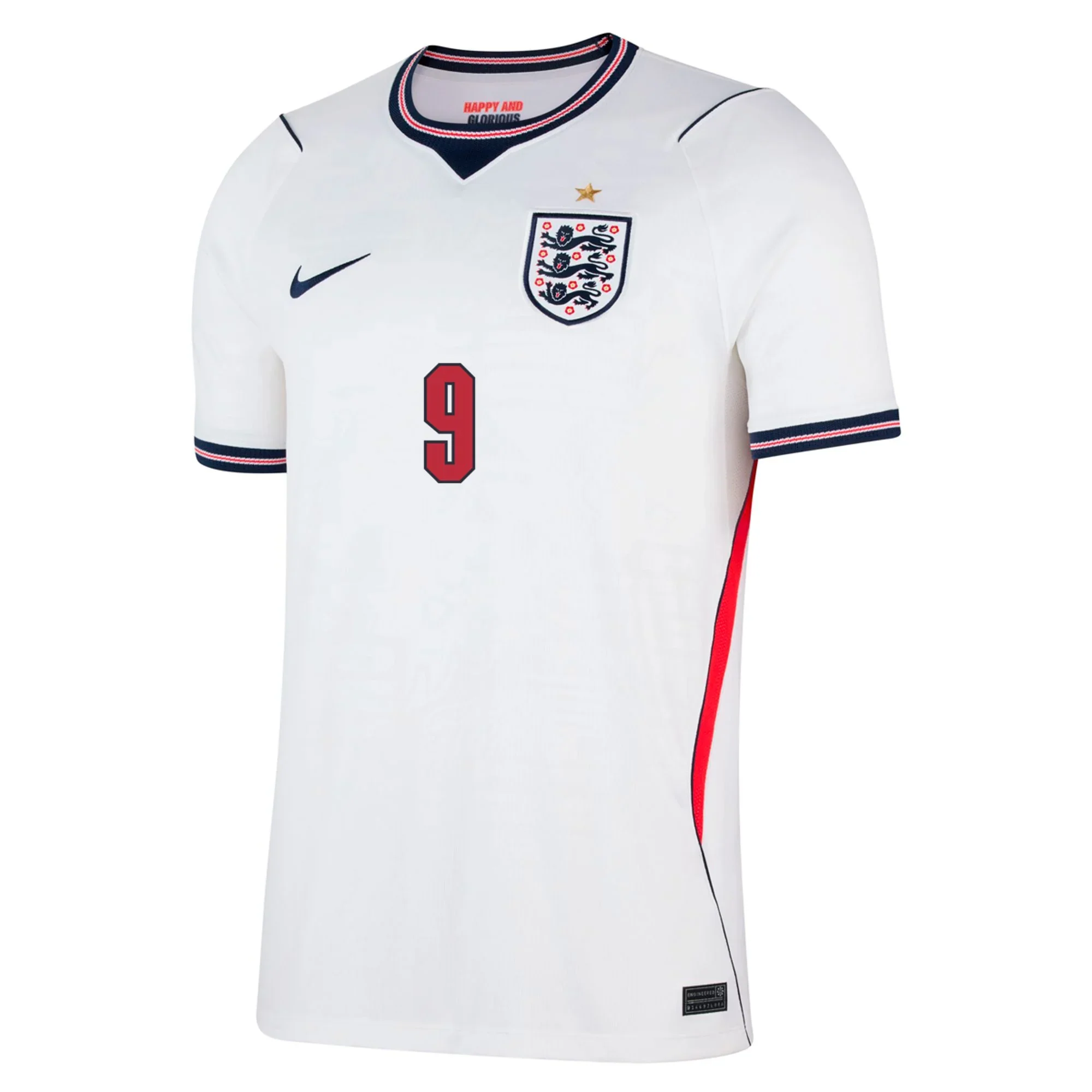 Nike Men's England Harry Kane Home Stadium Jersey 2026 (White/Obsidian)